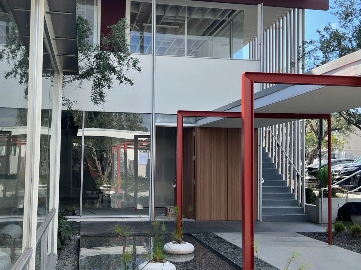 The front of the Range building on Westcliff Drive in Newport Beach
